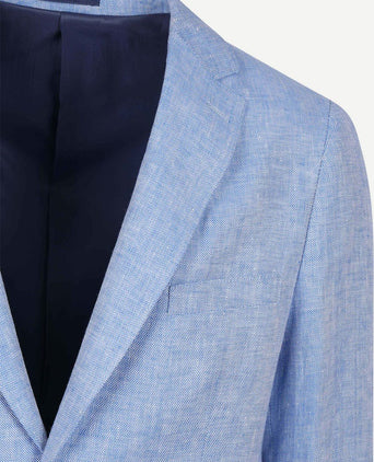 Blazer linnen panama lichtblauw