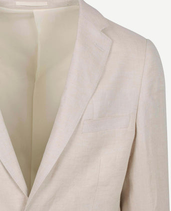Blazer linnen panama ecru