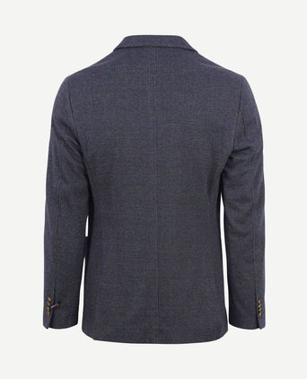 Colbert fame ruiten donkerblauw