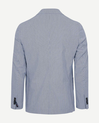 Colbert lind strepen blauw