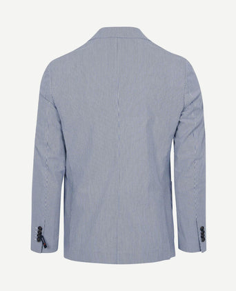 Colbert lind strepen blauw