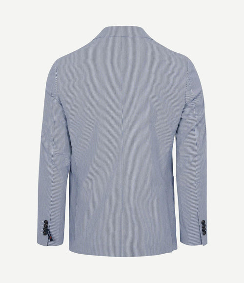Colbert lind strepen blauw