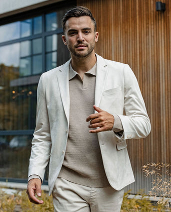 Suitable blazer pasetta ecru | Slim-fit