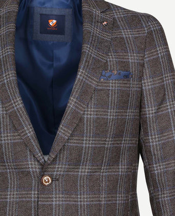 Suitable colbert bradeu donkerbruin