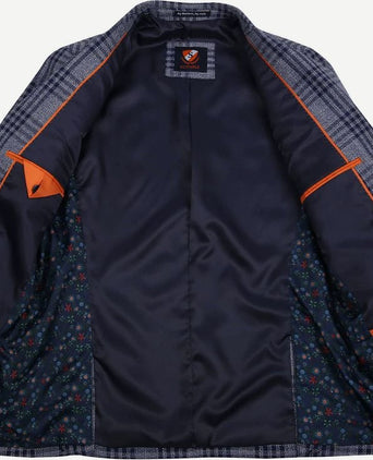 Suitable colbert captiva blauw