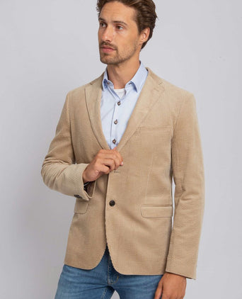 Suitable colbert corduroy beige