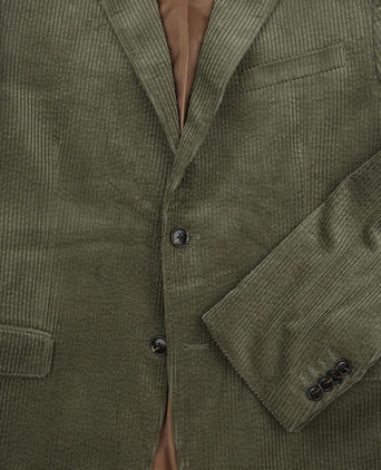 Suitable colbert corduroy groen