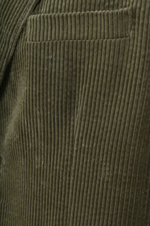 Suitable colbert corduroy groen