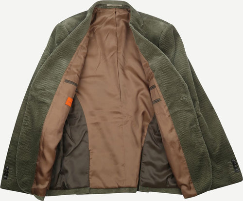 Suitable colbert corduroy groen