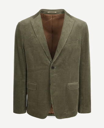 Suitable colbert corduroy groen