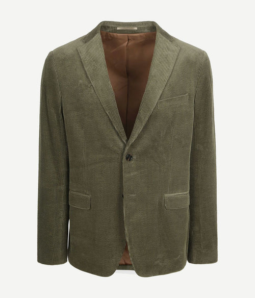 Suitable colbert corduroy groen
