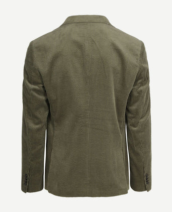 Suitable colbert corduroy groen