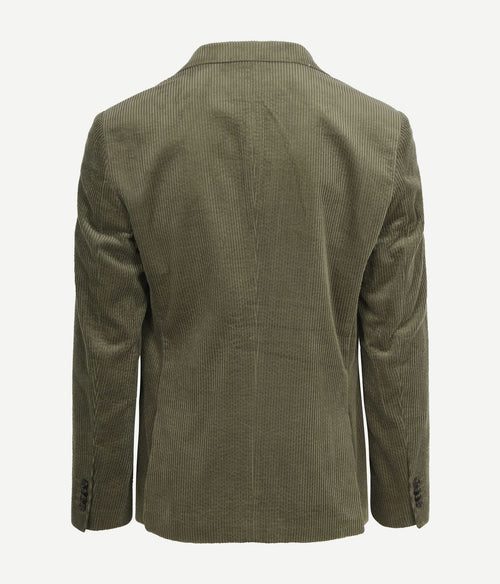 Suitable colbert corduroy groen