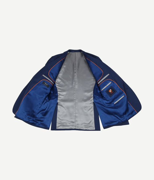 Suitable colbert evans wol blauw