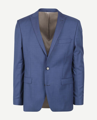 Suitable colbert evans wol blauw