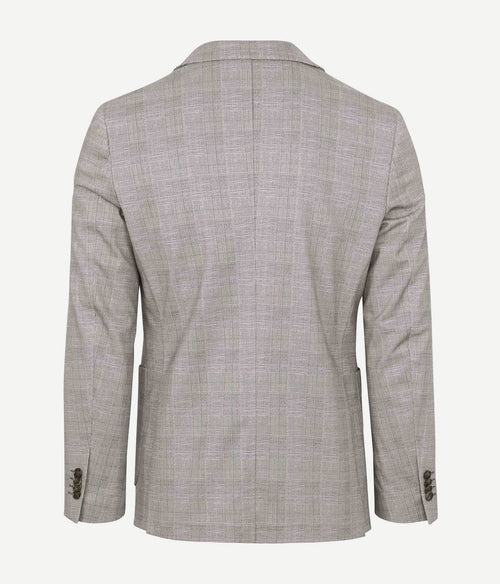 Suitable colbert face print lichtbruin