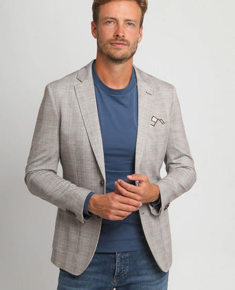 Suitable colbert face print lichtbruin