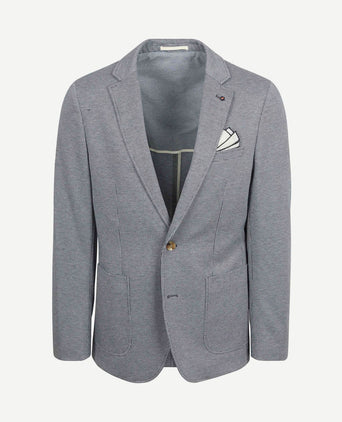 Colbert fame houndstooth donkerblauw
