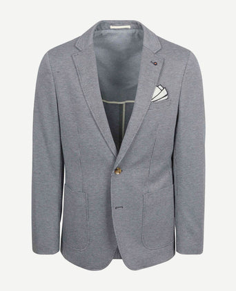 Colbert fame houndstooth donkerblauw