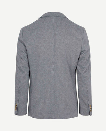 Colbert fame houndstooth donkerblauw