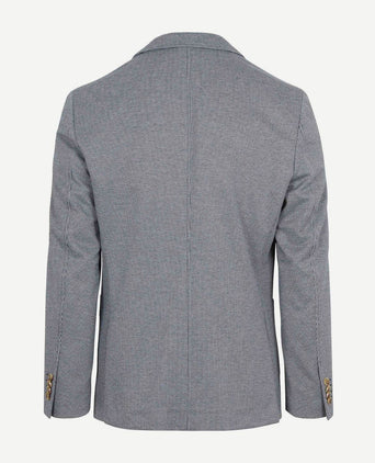 Colbert fame houndstooth donkerblauw
