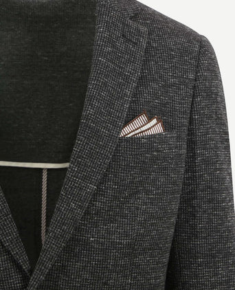 Suitable colbert fame pied de poule antraciet