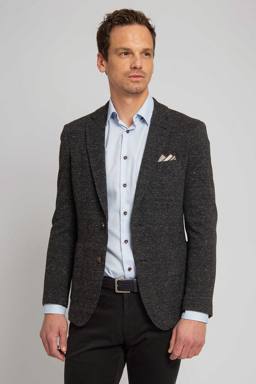Suitable colbert fame pied de poule antraciet