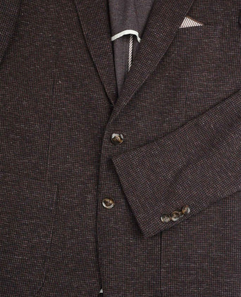 Suitable colbert fame pied de poule bruin