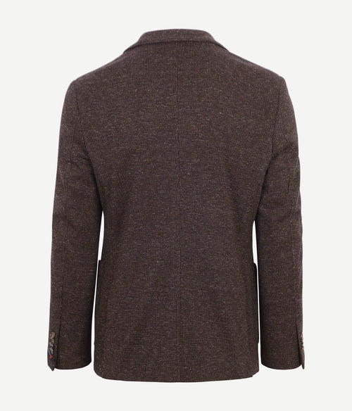 Suitable colbert fame pied de poule bruin