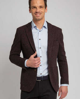 Suitable colbert fame pied de poule bruin