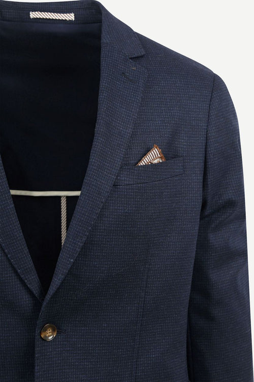 Suitable colbert fame pied de poule donkerblauw