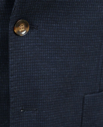 Suitable colbert fame pied de poule donkerblauw
