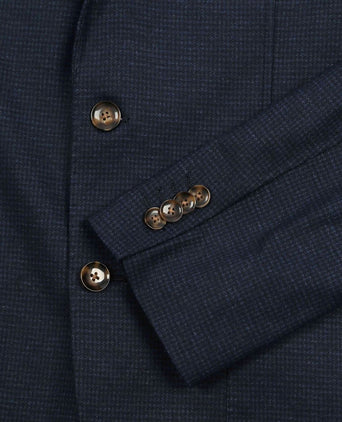 Suitable colbert fame pied de poule donkerblauw