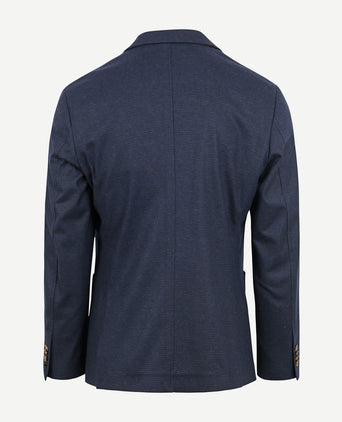 Suitable colbert fame pied de poule donkerblauw