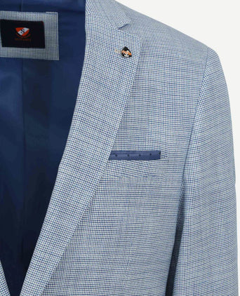 Suitable colbert grou print lichtblauw