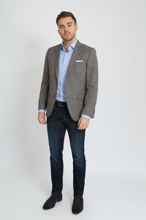 Suitable colbert heleen melange bruin