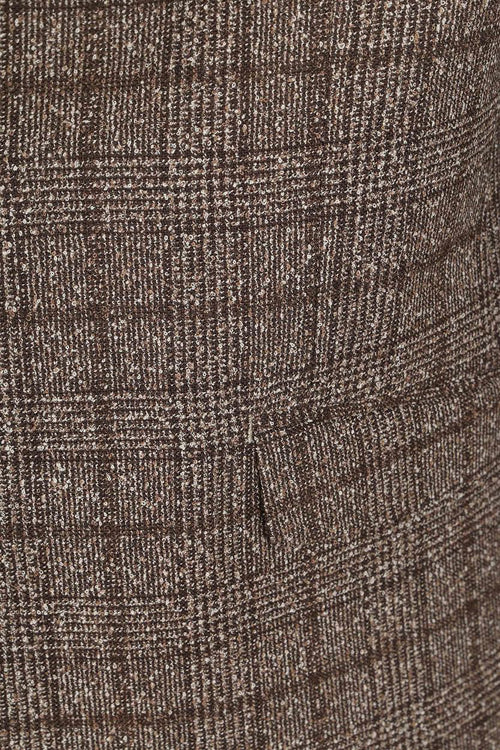 Suitable colbert heleen ruit bruin