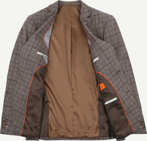 Suitable colbert heleen ruit bruin