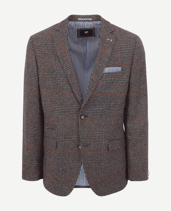 Suitable colbert heleen ruit bruin