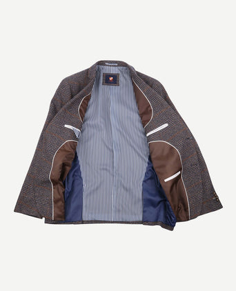 Suitable colbert heleen ruit bruin