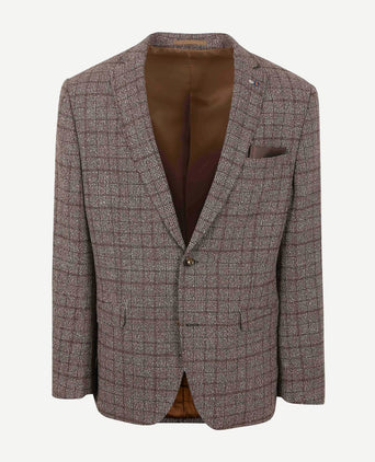 Suitable colbert heleen ruit bruin