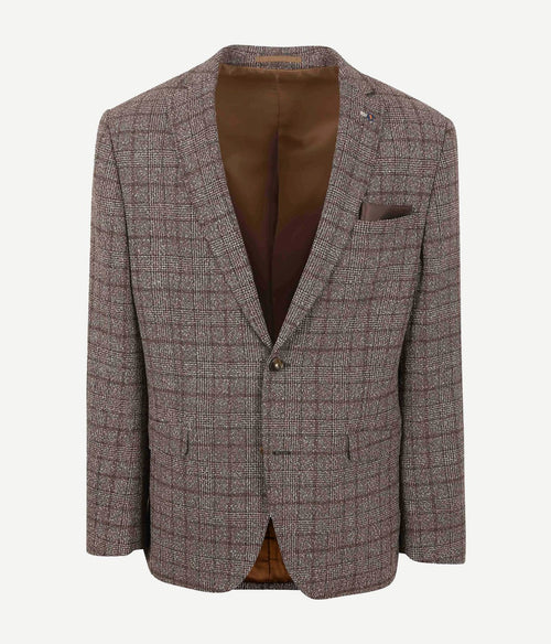 Suitable colbert heleen ruit bruin