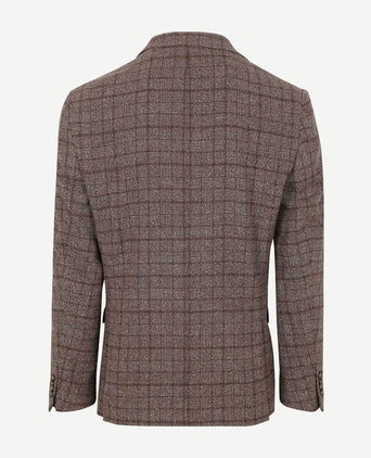 Suitable colbert heleen ruit bruin