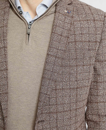 Suitable colbert heleen ruit bruin