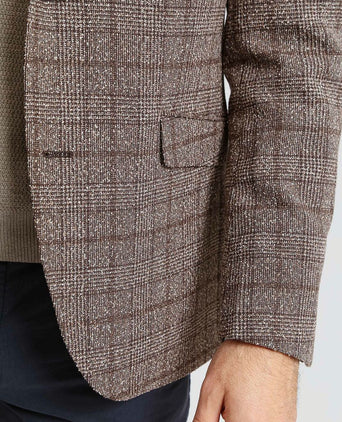 Suitable colbert heleen ruit bruin