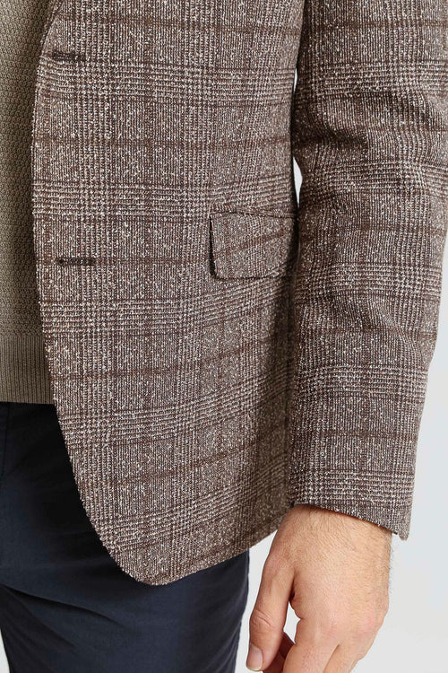 Suitable colbert heleen ruit bruin