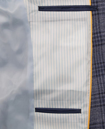 Colbert heleen ruit donkerblauw