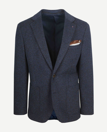 Suitable colbert inlay lommer donkerblauw