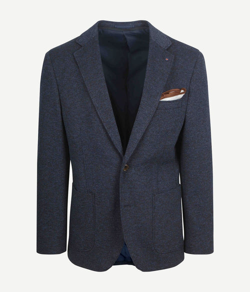 Suitable colbert inlay lommer donkerblauw