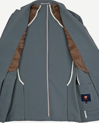 Suitable colbert lind steel green